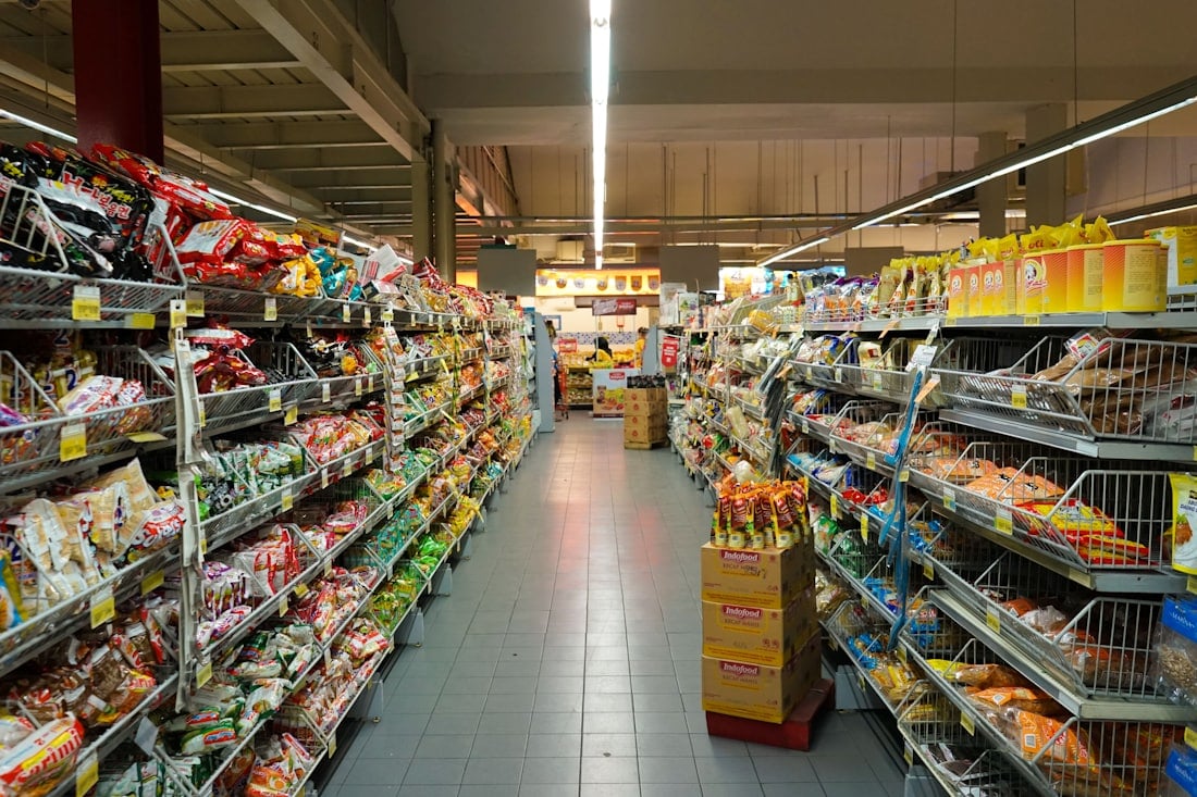 A supermarket floor — Omni Ledger is Hisaar’s multi-sector POS