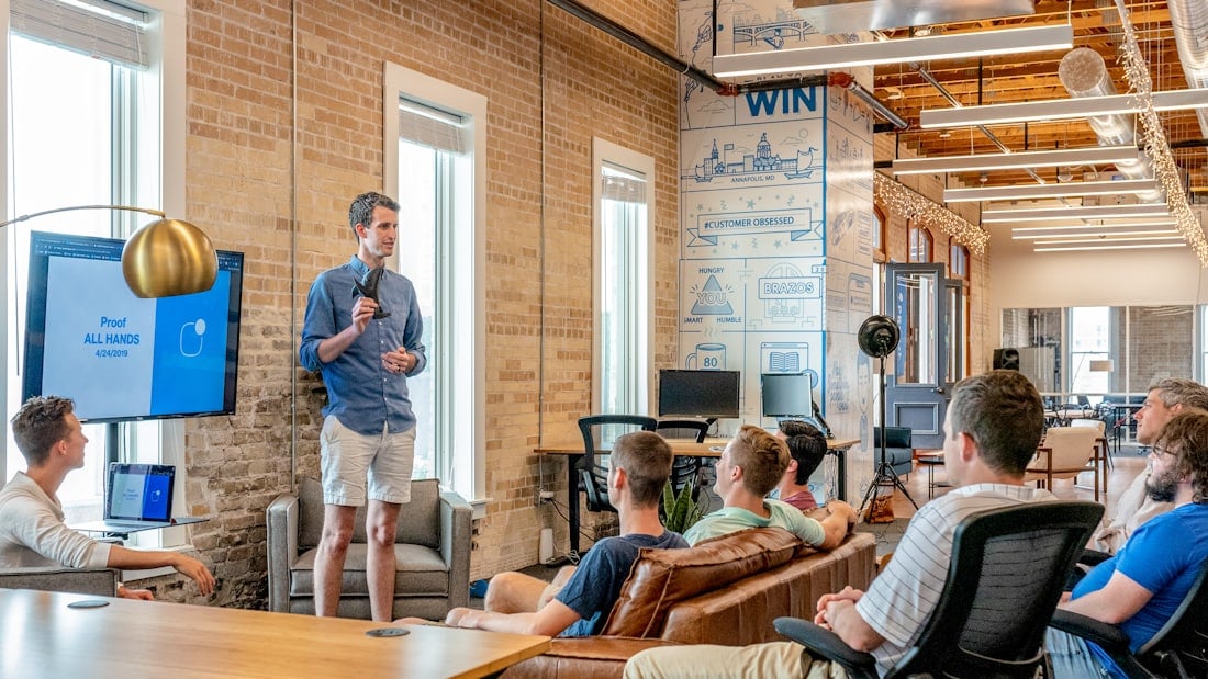 B2B working session with a software team